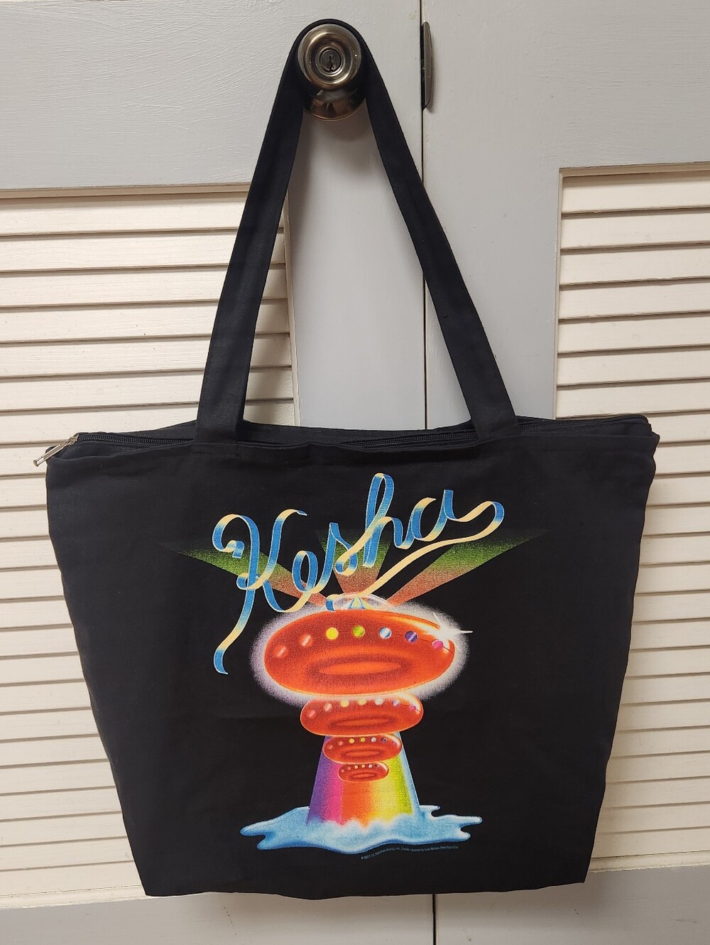 Kesha Rainbow Tour Merch Tote Bag - Black
